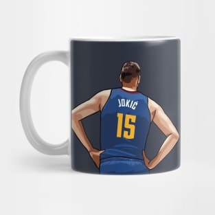 Nikola Jokic Vector Back Mug